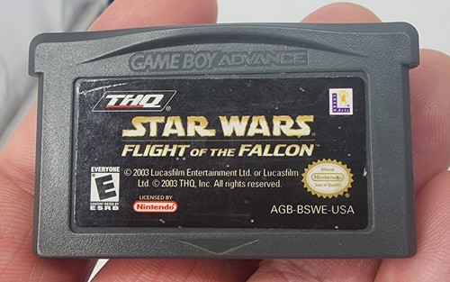 Star Wars Flight of the Falcon (Nintendo Game Boy Advance) GBA probado auténtico - Imagen 3 de 4