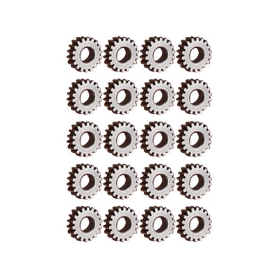 20pcs 18T 0.3 Modulus 2.55mm Hole Steel Gears Planetary Gear 5.95mm Diameter A