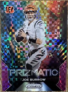 Joe Burrow 2023 Panini Prizm - Prizmatic - Purple Power Prizm #9 18/49