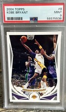 Kobe Bryant PSA GRADED card MINT 🔥 LA LAKERS JERSEY #8