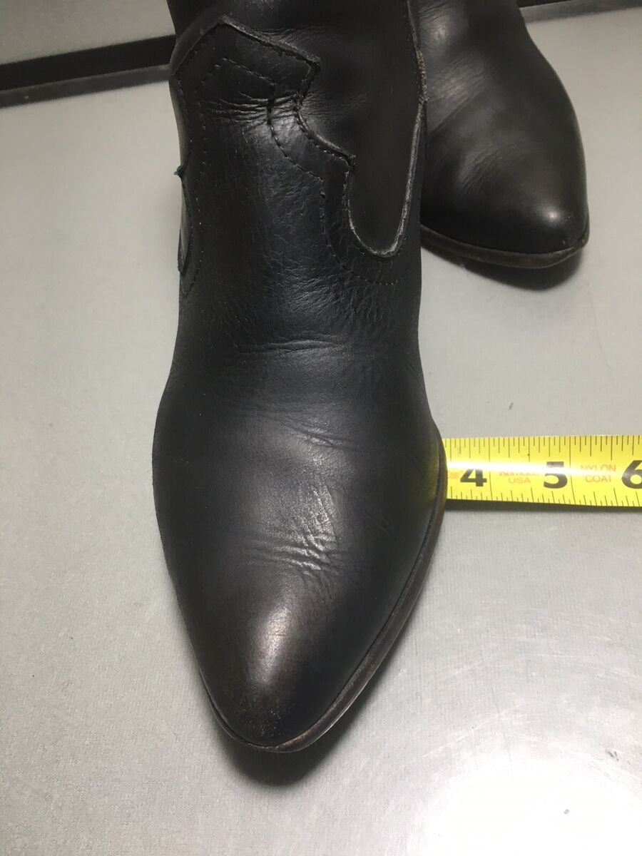 Vgt Frye Reina Bootie Womens 3472058 blk Black Leather Zip SIZE 10 M eBay