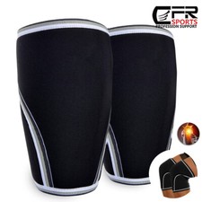 Knee Sleeves 7mm 1 Pair Support For Weight Lifting Wraps  Straps Compression