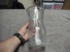  Clear Glass Vase For Floral Arrangements And Cut Flowers  10 inches tall