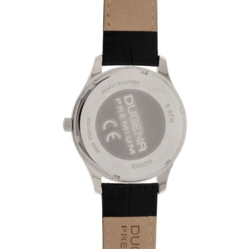 Dugena Premium Herrenuhr Sinor mit Lederband Schwarz 7000211 - Bild 4 von 6