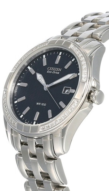 Citizen Eco Drive WR 100m Men's Watch 36-diamonds Bm6810-59l for ...