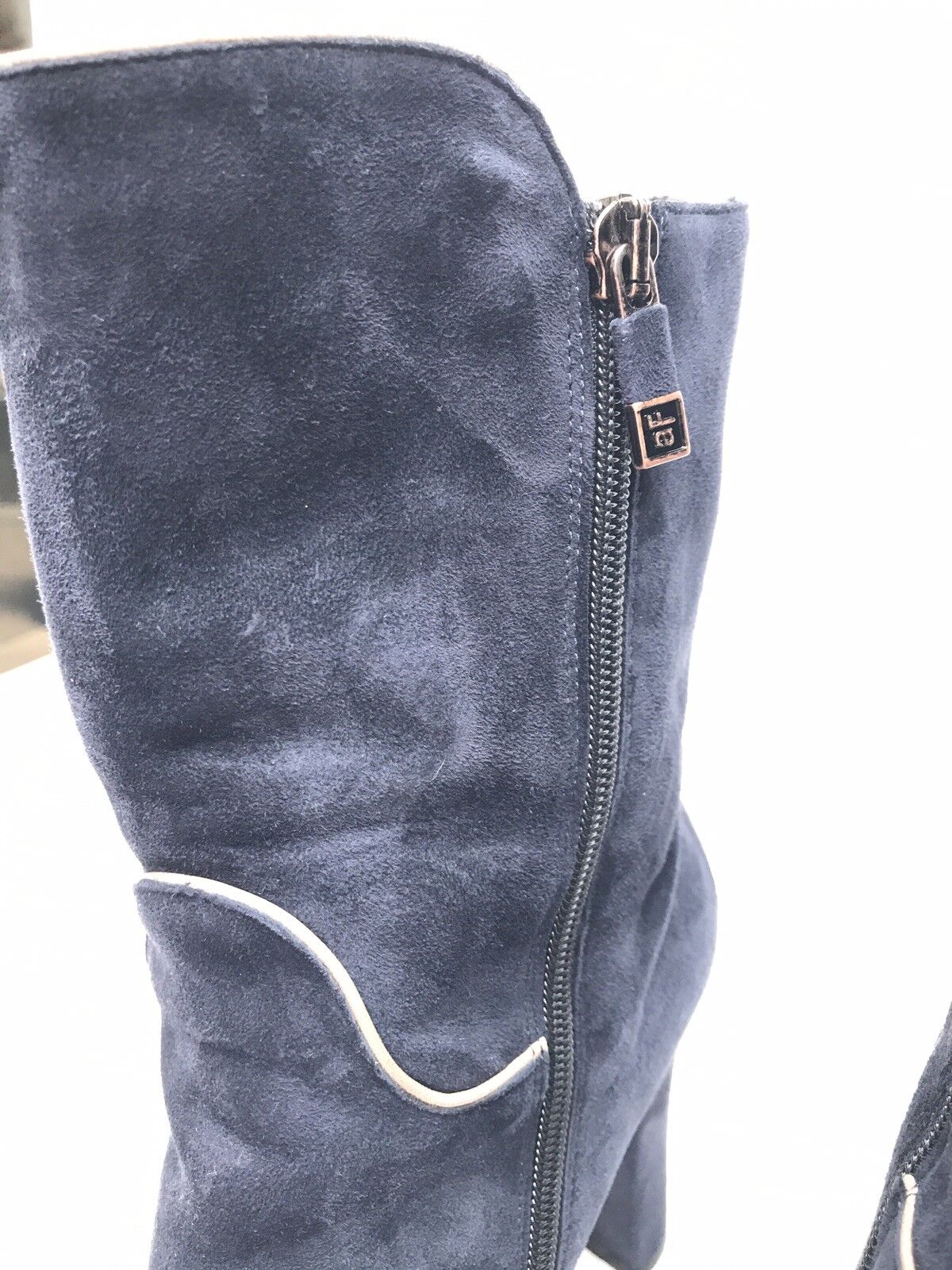 Previously Owned (barely) Alberto Fermani FE9246 FE9246 FE9246 bluee Suede Boot – WORN ONCE - S 96a2ed Previously Owned (barely) Alberto Fermani FE9246 FE9246 FE9246 bluee Suede Boot – WORN ONCE - S 96a2ed