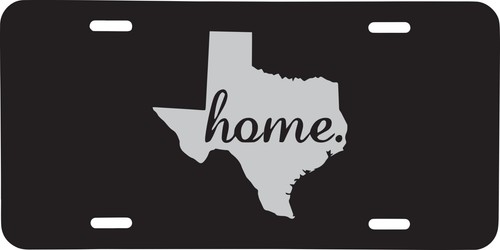 Texas Home License Plate Tag Vanity Front Aluminum 6 Inches By 12 Inches - Bild 2 von 5