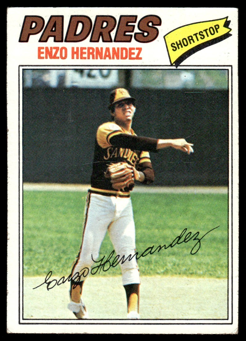 1977 Topps Enzo Hernandez San Diego Padres #522