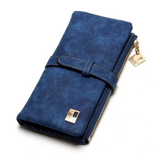 Womens Wallet Leather Long Slim Card Holder Case Coin Purse Zip Clutch Wallet - Picture 10 of 18
