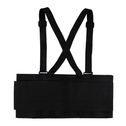 Husky Back Brace Support Belts Fits 32"- 38" waists Medium Adjustable Black - Picture 2 of 9