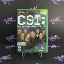CSI Crime Scene Investigation Xbox + Reg Card - Complete CIB