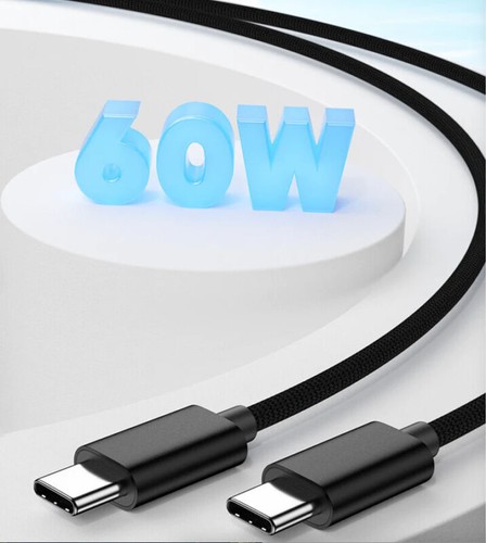 USB-C to USB-C Fast Charging Data Cable 60W 480Mbps 3m - Picture 4 of 9