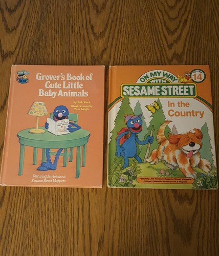 Vintage 1980s Sesame Street Hardcover Story Books Children's Early Learning Book - Picture 12 of 12