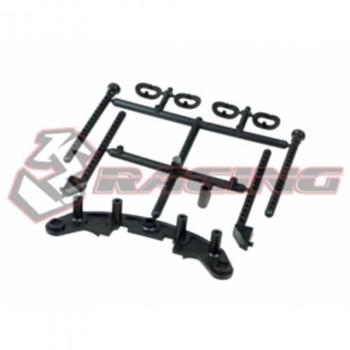 3RACING SAK-F18 Body Post & Bumper 1/10 SAKURA FF FWD RC Touring Car - Picture 1 of 1