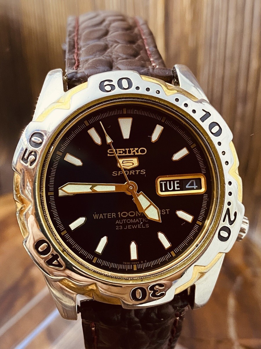 Seiko 5 Sport Bezel Diver Watch 7S36-00G0 - 23 Jewels Seiko 5 Sport Bezel Diver Watch 7S36-00G0 - 23 Jewels