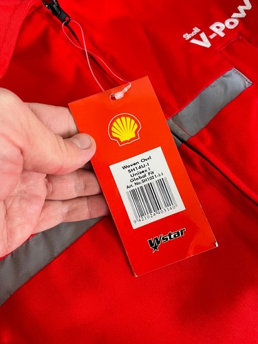 NEW With TAG Vintage Ferrari Shell Technical Racing MEN Overalls Jumpsuit SIZE L - Picture 12 of 24