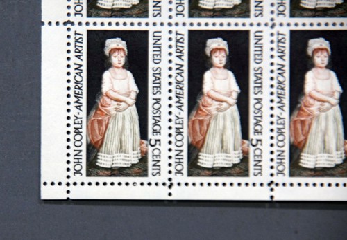 US Stamps 1965 Mint Sheet 5 cent "John Singleton Copley" Sep 17th, MNH SC# 1273 - Picture 5 of 7