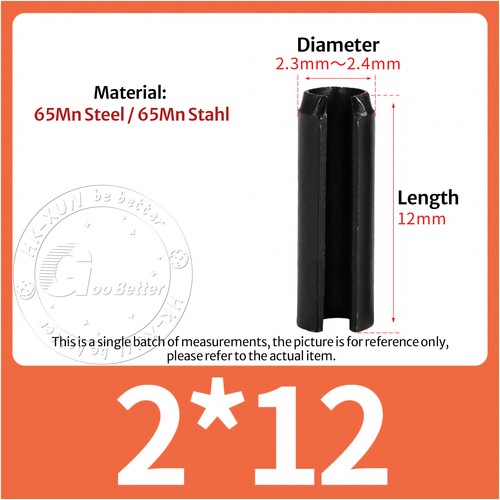 Ø 1,5mm bis 12mm Schlitz Spannstifte Spannhülsen 65 Manganstahl DIN 1481 - Bild 37 von 164
