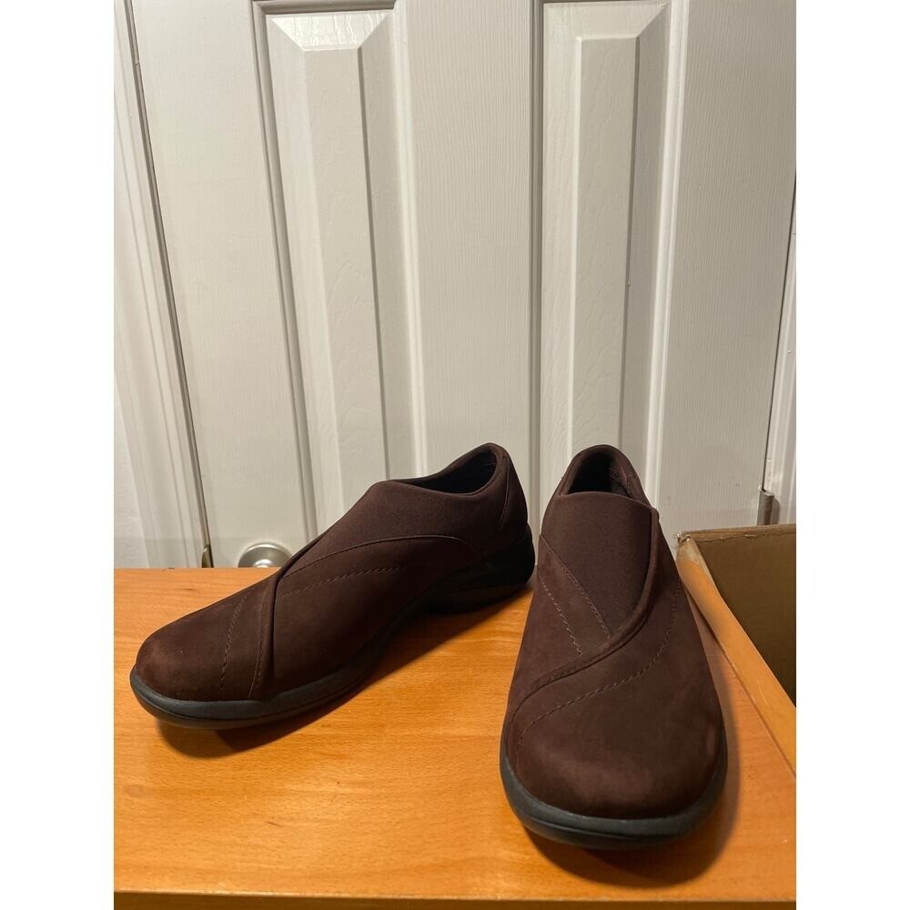 Mocassini Merrell donna Topo Curve marrone ammortizzati ad aria comodi slip on US 9 5