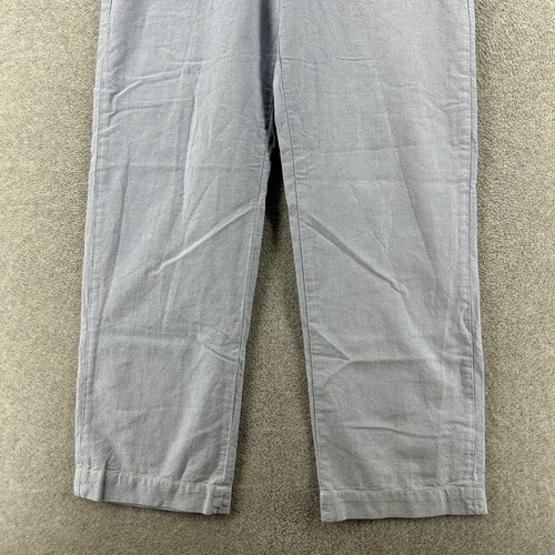 Polo Ralph Lauren Pants Boys Size 18 Blue Oxford Flat Front Dress Chino Cotton - Picture 3 of 12