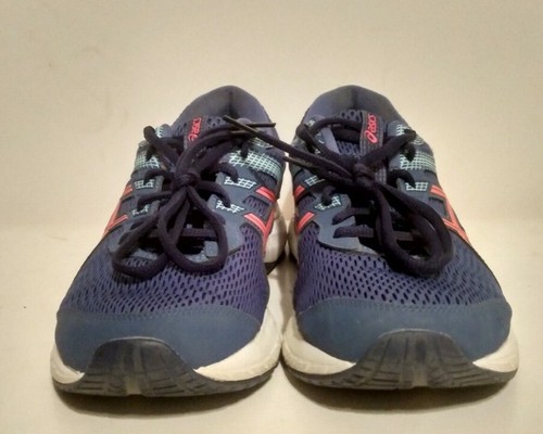 Asics Gel Contend 6 Running Shoes Womens Size 9 Blue Pink White Sneakers 1012570 - Picture 4 of 12