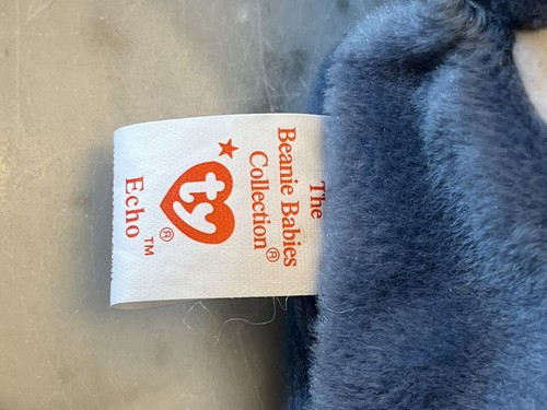 Vintage TY Beanie Baby Echo Dolphin Mint New With Tags - Picture 4 of 8