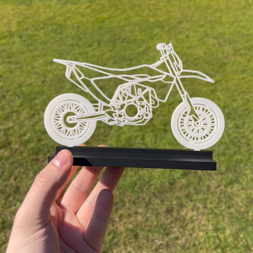 Husqvarna 701 Modell 3D Dekoration - Geschenk für Motorradliebhaber - Video 1 von 1