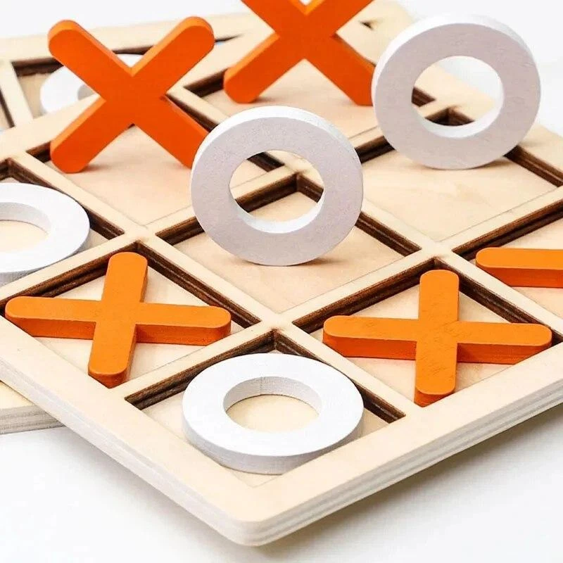 Wooden Jıgsaw Puzzle Interactive Chess Games Educational Brain Training Kid Toy - Image 3 of 4