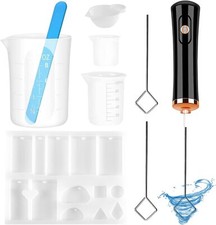 Handheld Battery Electric Epoxy Resin Mixer Blender Paint Stirrer