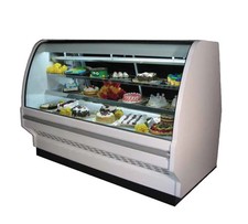 Howard McCray 51.5" Endless Curved Glass Refrigerated Bakery Case - Black