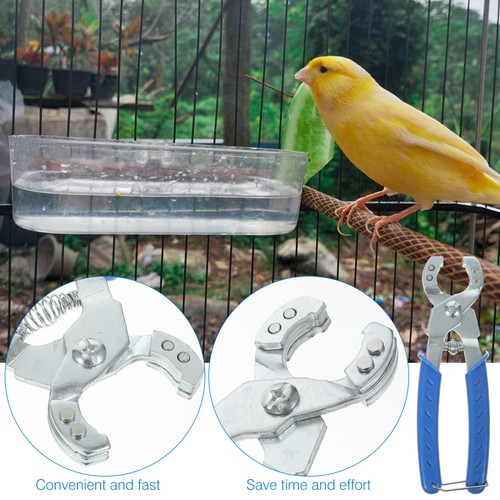 Chicken Cage Duck Tongs Wire Clamps for Fasten Clips Installation Tool - Foto 11 di 12