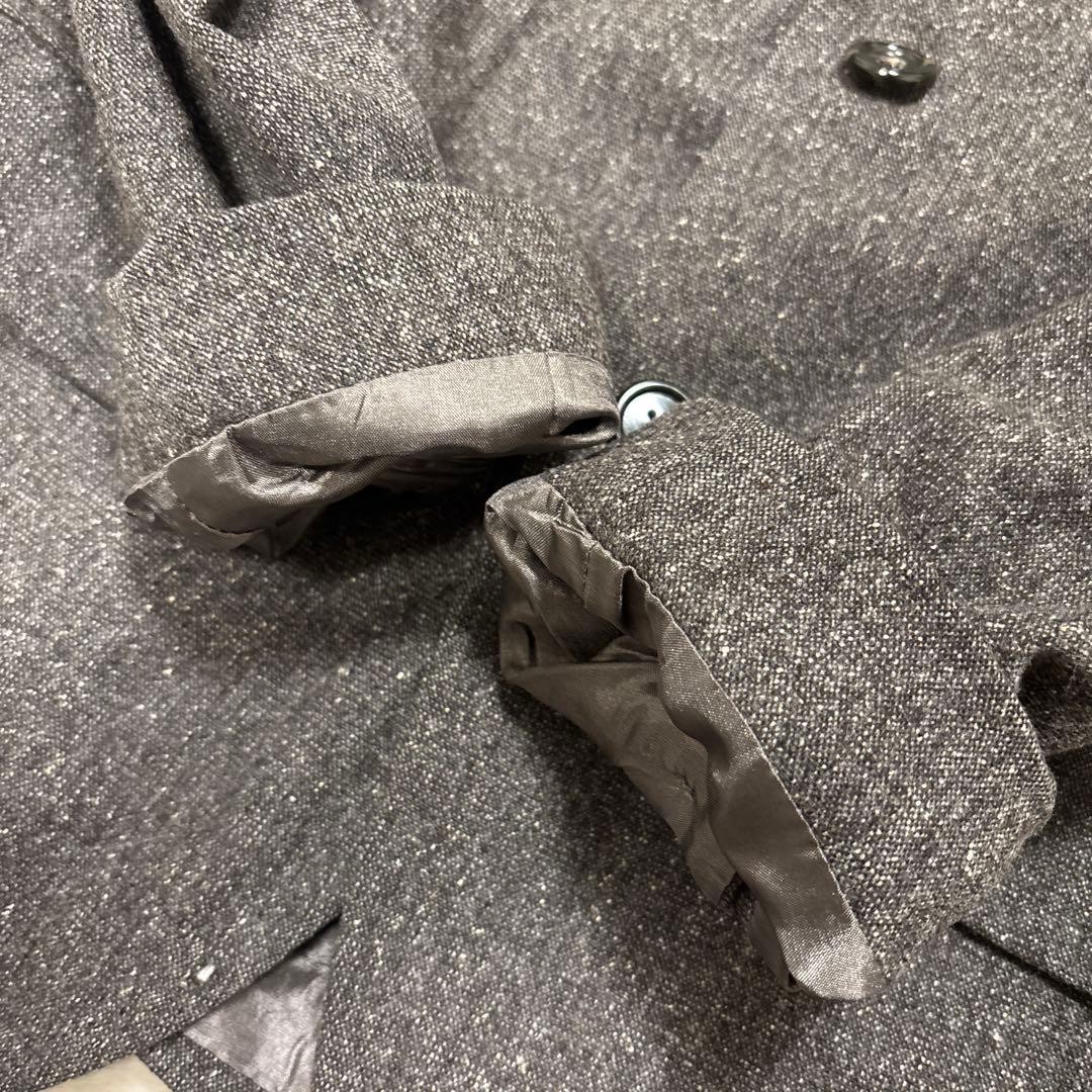 Pendleton 90s Wool Silk Tailored Jacket Gray Made… - image 6