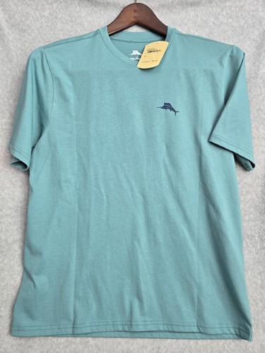 Tommy Bahama Live The Island Life Blue Short Sleeve T-Shirt Men's Small NWT  - Picture 3 of 4