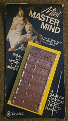 Original Mini MasterMind Game Rare New Sealed Package Vintage 1972 Invicta UK