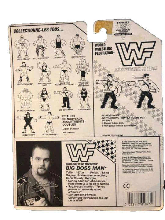 WWF Hasbro Figure BIG BOSS MAN Unopened Retro figure - Image 3 of 3