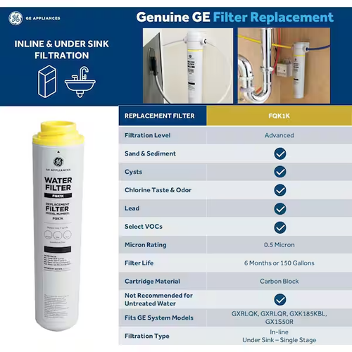 BRAND NEW!! GE In-line Refrigerator/Icemaker Water Filtration System - GXRLQK - Picture 2 of 2