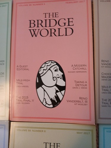 2017 The Bridge World 10 Bulletins Jan-Dec Vols 88 #4-12, Vol 89 #1 Unused - Picture 4 of 13