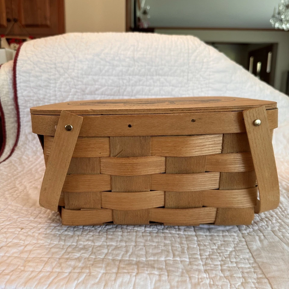 Cesta de picnic Doral Cigarette Village of Tobaccoville 13x13 vintage Cig Merch Foto 4 de 4