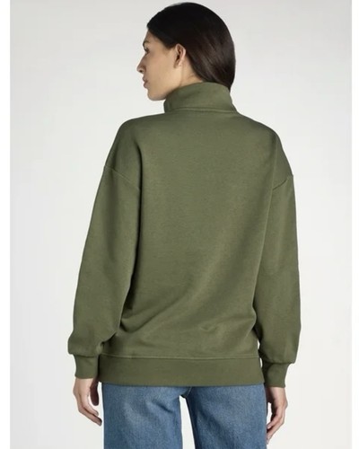 Time and Tru Maglione Donna Henley Verde Oliva Taglia Extra Large (16-18) NUOVO - Foto 2 di 12