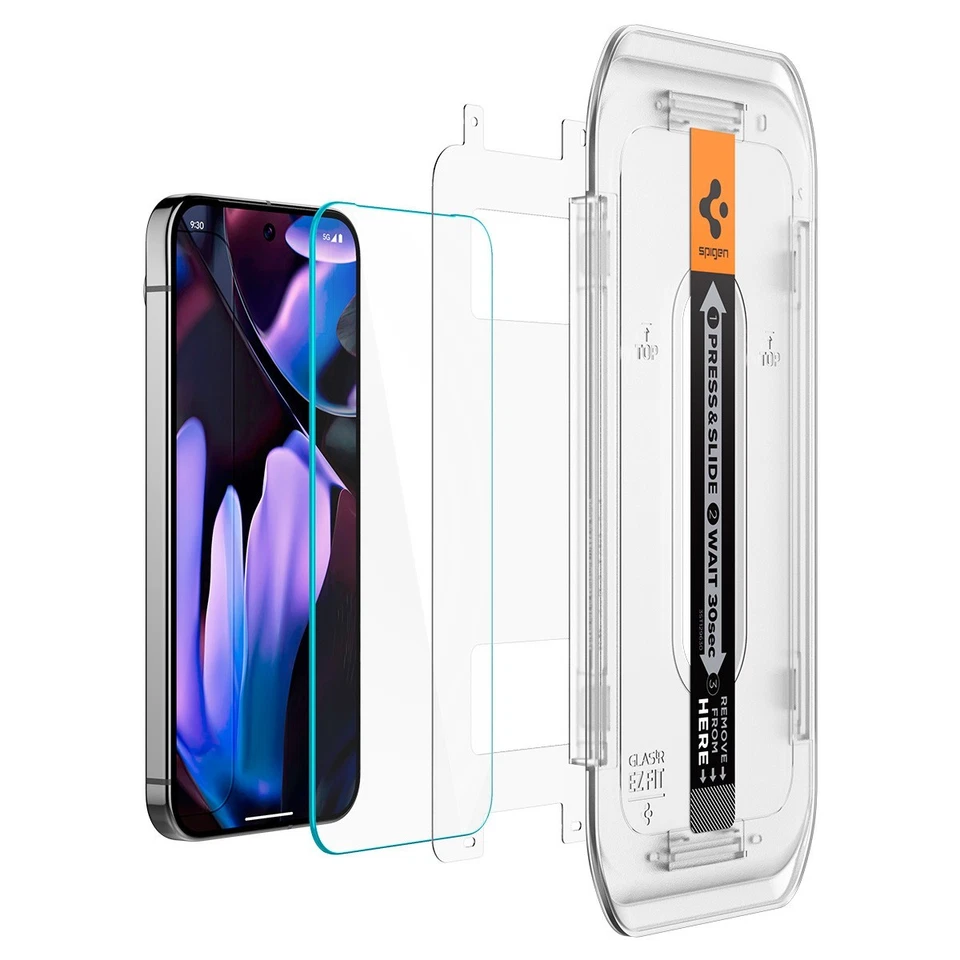 For Pixel 10 / 10 Pro | Spigen Glas.tR EZ Fit 2 Pack Screen Protector - Image 2 of 4