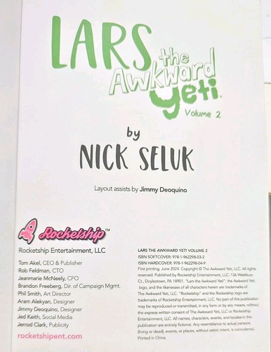 LARS THE AWKWARD YETI VOLUME 2 Paperback - Imagen 3 de 3