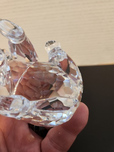 Große Swarovski Kristall Bär Grizzly Figur sitzend 243880 3" x 3,5" - Bild 5 von 6