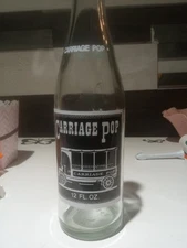 Carriage Pop; Pop Industries Inc.; Westminster, Ca.; 2-color ACL soda pop bottle