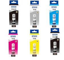 Original Epson 114 Tinte 6 Stück Multipack Set EcoTank ET-8500