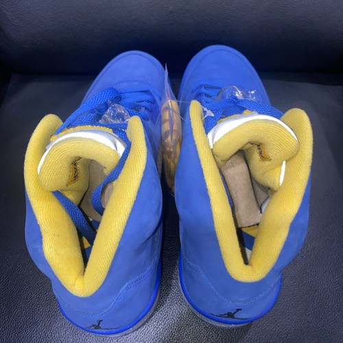 Jordan Retro 5 (V) Laney Talla 11.5, Lanzamiento 2019 Nuevo/DS con Caja (Sin Tapa) - Imagen 6 de 7