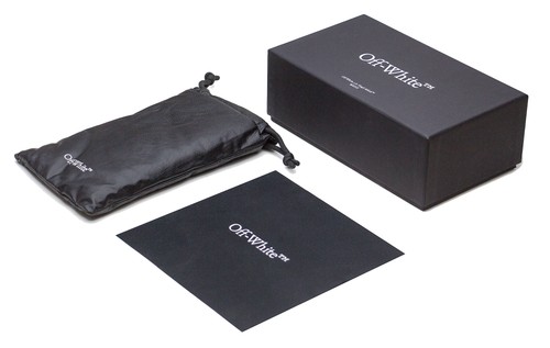 Off-White Rectangular Chester Sunglasses OERI149 1007 Black 54mm - Picture 3 of 3