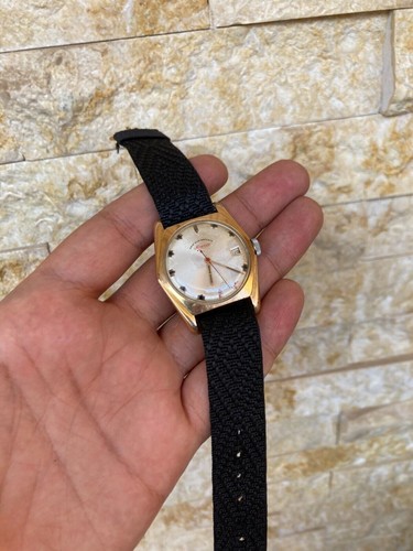 VINTAGE WEST END WATCH CO SOWAR WHITE DIAL GOLD FILLED 30M SWISS MANUAL 1960'S - Picture 2 of 24