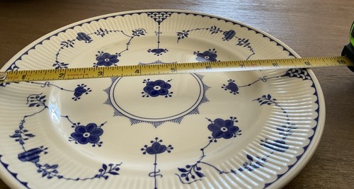Mason's Denmark Made In England Ironstone Blue & White Floral Luncheon Plate 9" - Picture 2 of 4