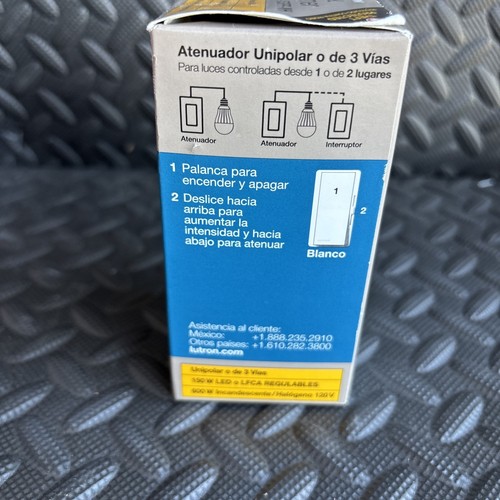 Lutron DVCL-153PR-WH Diva 120V Single Location or 3-W CFL/Digital LED Dimmer, A2 - 第 3/7 張圖片