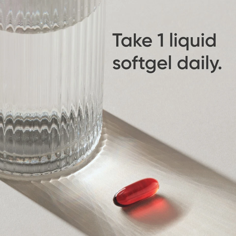 Antarctic Krill Oil Omega 3 1000mg with Phospholipids, Choline and Astaxanthin - Image 3 of 4